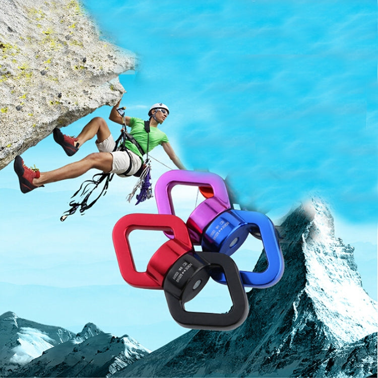 Frendorf | Anti-Knoten Rock Climbing Caster Festverbinder Abwärtsverzögerer (Rot Schwarz)