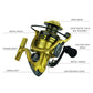 Frendorf | YUMOSHI XF6000 Vollmetall-Swingarm Metallkopf Angelrolle (Grün)