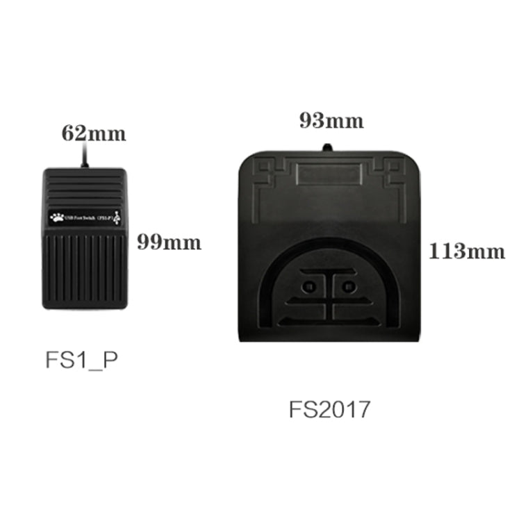 Frendorf | FS2017 Pcsensor USB-Fußpedal Steuerungs-Schalter Tastaturadapter für Computer (Sound)