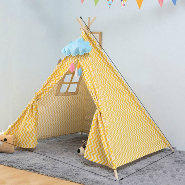 Frendorf | Kinderzimmer Prinzessinnenzelt Indoor Spielhaus Faltzelt Spielzeug, Größe: 1,35 m (Welle)