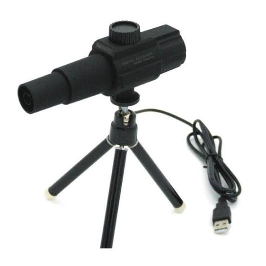 Frendorf | Smart Digitalteleskop USB-Mikroskop Videoaufzeichnungsfunktion Live-Streaming (Schwarz)