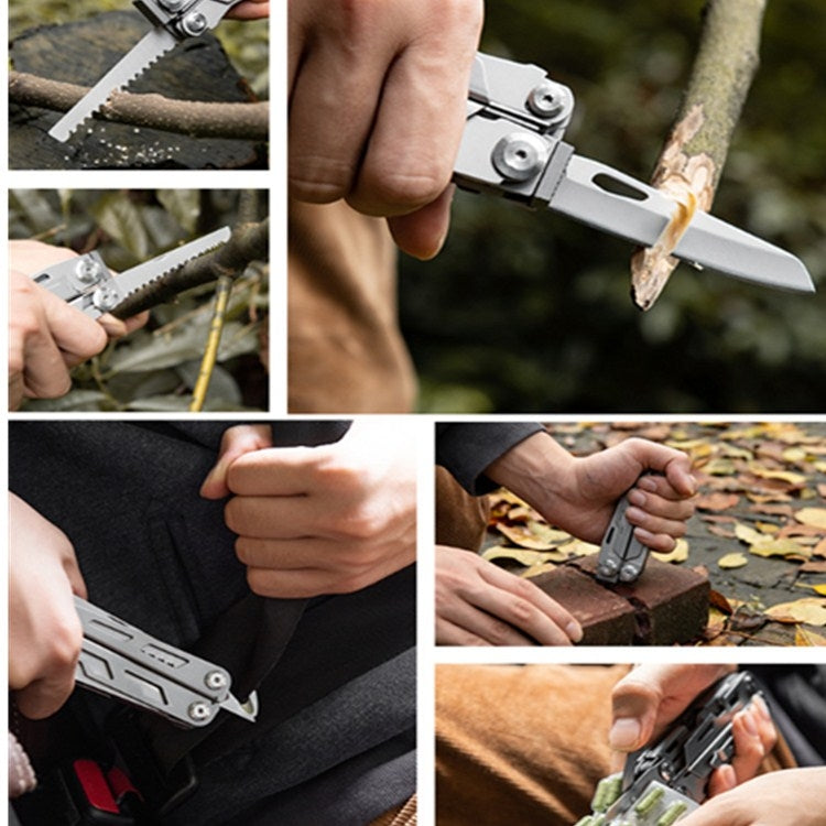 Frendorf | 14 in 1 Multifunktionszange Klappkombination EDC Gadget Camping Überlebensausrüstung Universalwerkzeug Zange