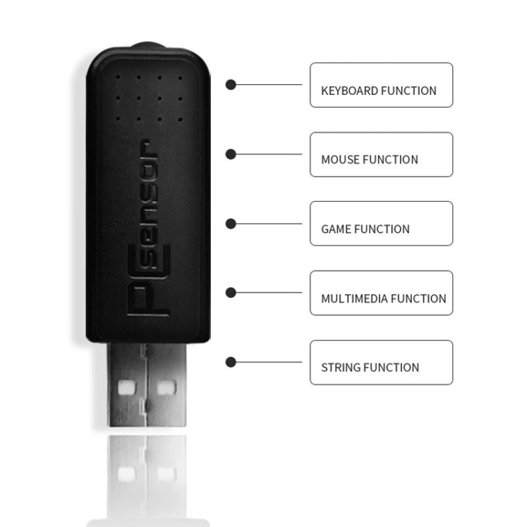 Frendorf | USB Switch Kabel Tastatur Maus Benutzerdefinierte Shortcut-Tasten, Stil: 6 Schalter