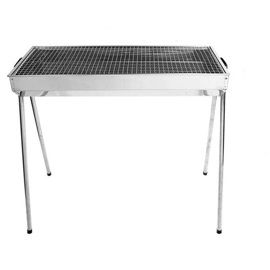 Frendorf | HZ-003 BBQ Grill Outdoor Tragbarer Edelstahl Herd Haushalts-Holzkohle Grill Rack, Grill/Pfanne Spezifikationen: L