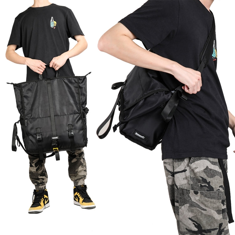 Frendorf | Rhinowalk Multifunktionale Ein-Schulter-Crossbody-Radfahrer-Tasche große Kapazität Messenger-Tasche Fahrrad-Heckregal-Tasche (X2001 Schwarz)