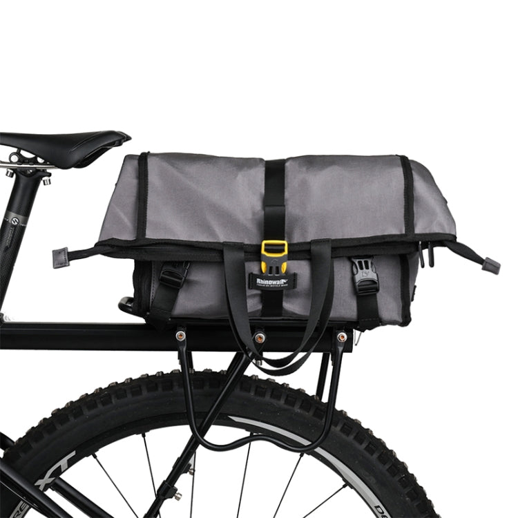 Frendorf | Rhinowalk Reiter Messenger Bag Schulter Diagonal Tasche Fahrrad Gepäckträger Satteltasche (X2002 Vollgrau)