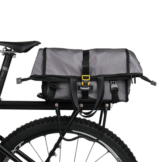 Frendorf | Rhinowalk Reiter Messenger Bag Schulter Diagonal Tasche Fahrrad Gepäckträger Satteltasche (X2002 Vollgrau)
