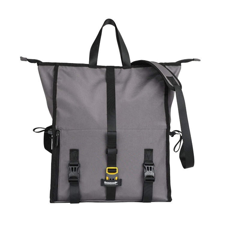 Frendorf | Rhinowalk Reiter Messenger Bag Schulter Diagonal Tasche Fahrrad Gepäckträger Satteltasche (X2002 Vollgrau)