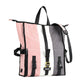 Frendorf | Rhinowalk Reitermessenger Tasche Schulter Diagonal Tasche Fahrrad Hinterradträger Packtasche (X2002 Pink Weiß Grau)