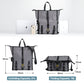 Frendorf | Rhinowalk Reitermessenger Tasche Schulter Diagonal Tasche Fahrrad Hinterradträger Packtasche (X2002 Pink Weiß Grau)