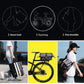 Frendorf | Rhinowalk Reitermessenger Tasche Schulter Diagonal Tasche Fahrrad Hinterradträger Packtasche (X2002 Pink Weiß Grau)