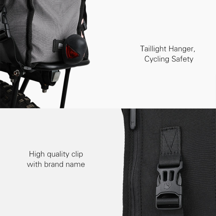 Frendorf | Rhinowalk Reitermessenger Tasche Schulter Diagonal Tasche Fahrrad Hinterradträger Packtasche (X2002 Pink Weiß Grau)
