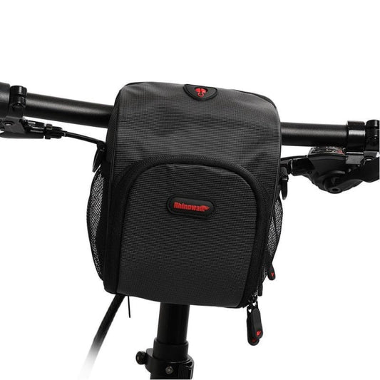 Frendorf | Rhinowalk TF910 Fahrrad Vorderlenkertasche Multifunktionale Wasserfeste Handy Tasche Fahrtasche (Schwarz)