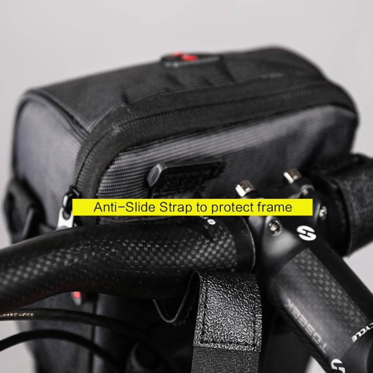 Frendorf | Rhinowalk TF910 Fahrrad Frontlenkertasche Multifunktionale wasserdichte Handy Tasche Fahrradtasche (Rot)