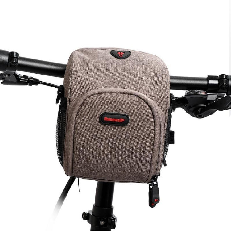Frendorf | Rhinowalk TF910 Fahrrad Vorderlenkertasche Multifunktionale Wasserdichte Handy-Tasche Fahrtasche (Khaki)