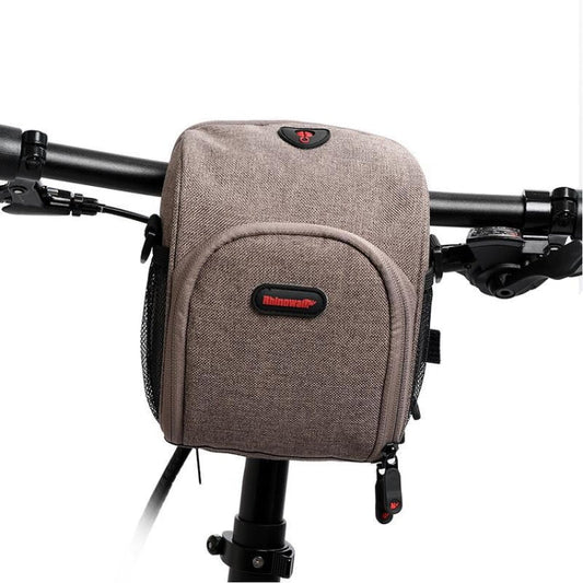 Frendorf | Rhinowalk TF910 Fahrrad Vorderlenkertasche Multifunktionale Wasserdichte Handy-Tasche Fahrtasche (Khaki)