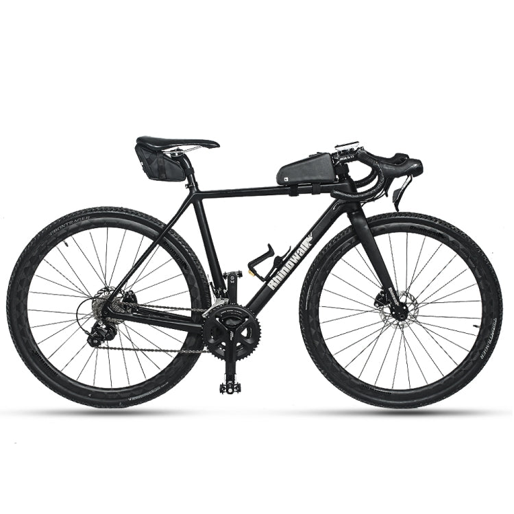 Frendorf | Rhinowalk Fahrradsattel Tasche Wasserdicht Leicht MTB Werkzeugtasche Fahrrad Zubehör (Matt Schwarz)