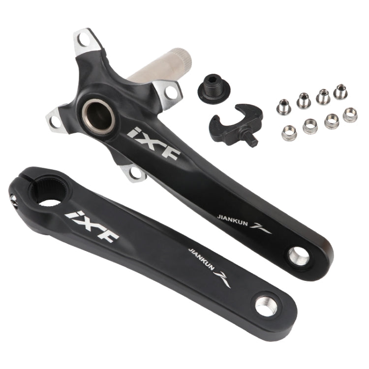 Frendorf | JIANKUN IXF Mountainbike Hohlkurbel Modifiziert, Stil: Linke und Rechte Kurbel (Schwarz)