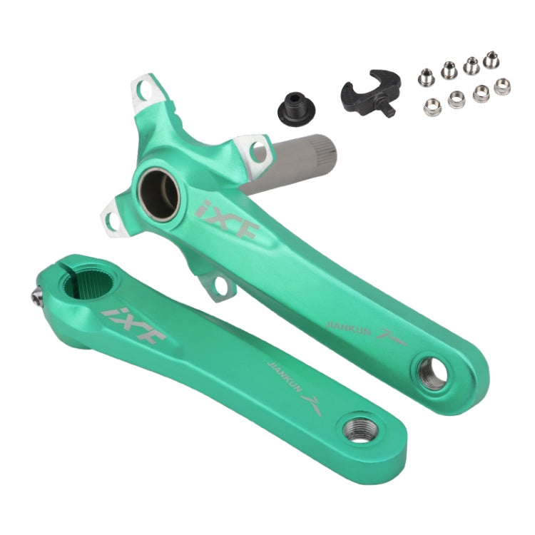 Frendorf | JIANKUN IXF Mountainbike Hohlkurbel Modifiziert, Stil: Linke und Rechte Kurbel (Grün)