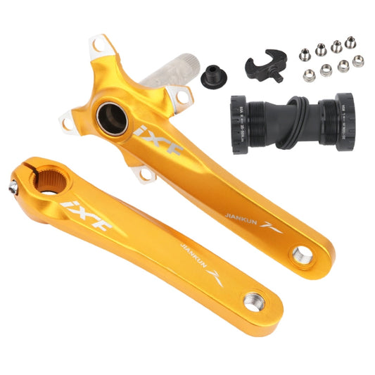 Frendorf | JIANKUN IXF Mountainbike Hohlkurbel modifiziert, Stil:Linke und rechte Kurbel+Innenlager(Gelb)