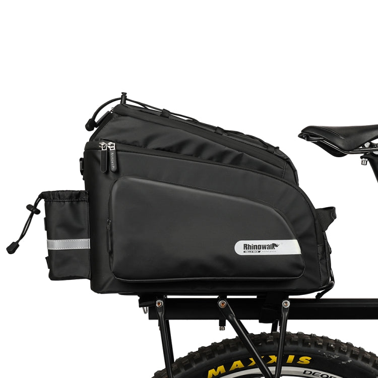 Frendorf | Rhinowalk Fahrrad Rückentrage Tasche Mountainbike Mittel- und Langstrecken-Fahren Wasserdichte Fahrradtasche (Voll Schwarz)