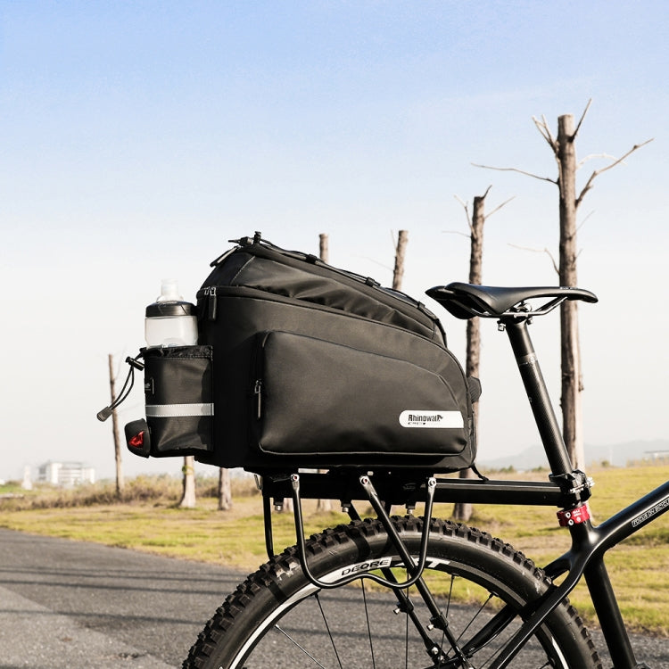 Frendorf | Rhinowalk Fahrrad Rückentrage Tasche Mountainbike Mittel- und Langstrecken-Fahren Wasserdichte Fahrradtasche (Voll Schwarz)