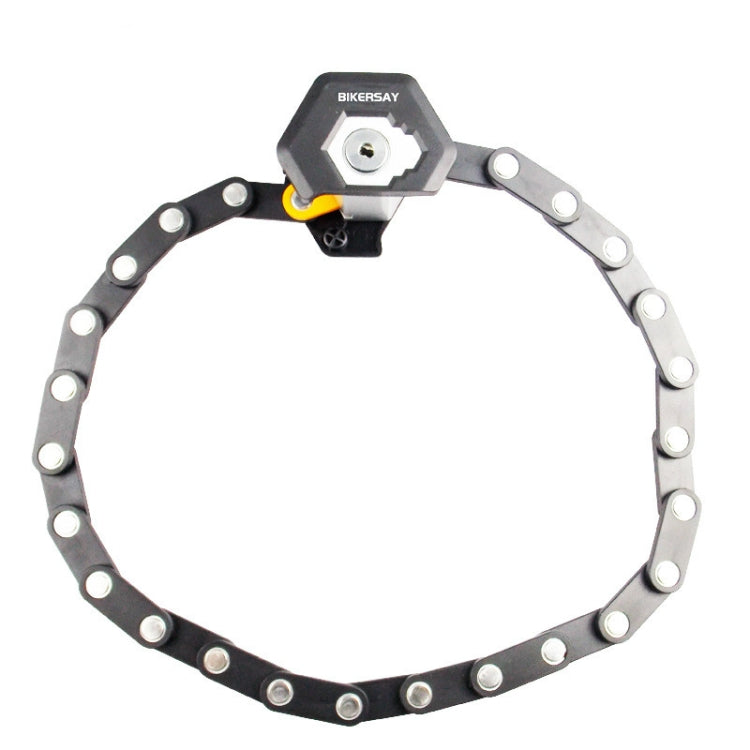 Frendorf | BIKERSAY BK001 Fahrrad-Falt-Schloss Diebstahlhemmend Anti-Schneid-Mountainbike Burger Schloss