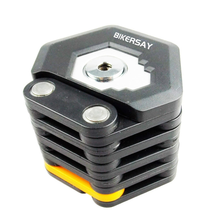 Frendorf | BIKERSAY BK001 Fahrrad-Falt-Schloss Diebstahlhemmend Anti-Schneid-Mountainbike Burger Schloss