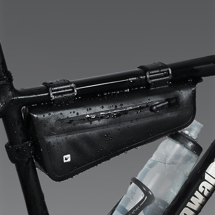 Frendorf | Rhinowalk Fahrrad Frontträger Dreiecktasche TPU wasserdicht Mountain Road Bike Langstrecken-Satteltasche (Klein 2,2L)