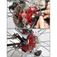 Frendorf | SNAIL FD-01 Mountainbike Schwimmende Scheibenbremsbeläge Sechsnagelscheibe, Größe:203mm, Farbe:Schwarz