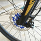 Frendorf | SNAIL FD-01 Mountainbike Schwimmende Scheibenbremsbeläge Sechsnagelscheibe, Größe:203mm, Farbe:Schwarz