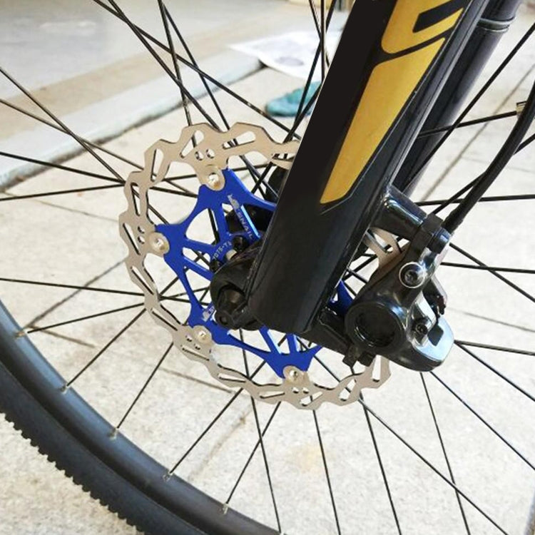 Frendorf | SNAIL FD-01 Mountainbike Schwimmende Scheibenbremsbeläge Sechsnagelscheibe, Größe:203mm, Farbe:Schwarz