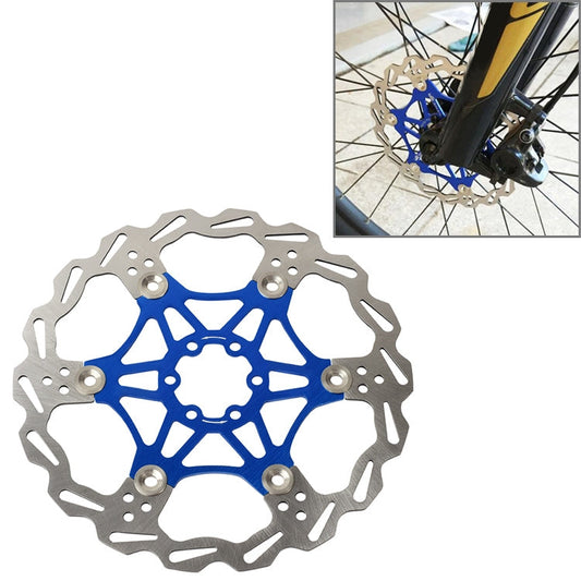 Frendorf | SNAIL FD-01 Mountainbike schwebende Scheibe Fahrradbremsbelag Sechsnagelscheibe, Größe:203mm, Farbe:Blau
