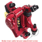 Frendorf | ZOOM HB100 Mountainbike Hydraulik Bremssattel Klappfahrrad Kabelzug Hydraulik Scheibenbremssattel, Stil:Vorne(Rot)