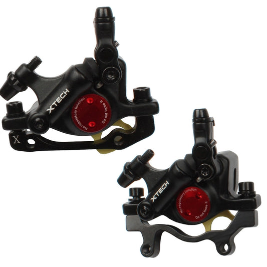 Frendorf | ZOOM HB100 Mountainbike Hydraulikbremszange Klappfahrrad Seilzug Hydraulikscheibenbremszange, Stil: Vorder- und Hinterachse (Schwarz)