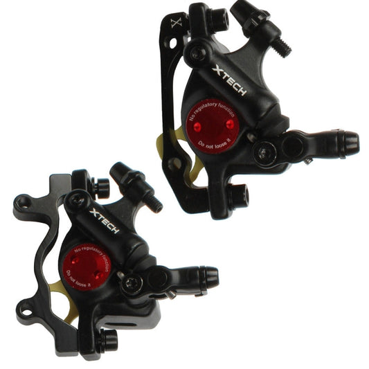 Frendorf | ZOOM HB100 Mountainbike Hydraulikbremszange Klappfahrrad Seilzug Hydraulikscheibenbremszange, Stil: Vorder- und Hinterachse (Schwarz)