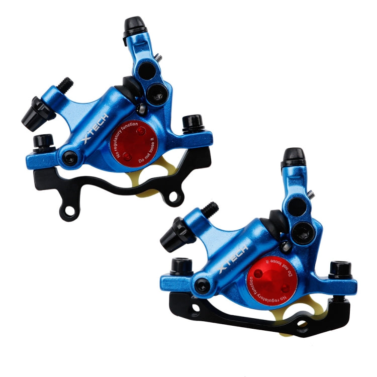 Frendorf | ZOOM HB100 Mountainbike Hydraulik Brake Caliper Folding Bike Kabelzug Hydraulik Scheibenbremszange, Stil: Vorn und Hinten (Blau)