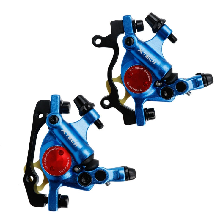 Frendorf | ZOOM HB100 Mountainbike Hydraulik Brake Caliper Folding Bike Kabelzug Hydraulik Scheibenbremszange, Stil: Vorn und Hinten (Blau)