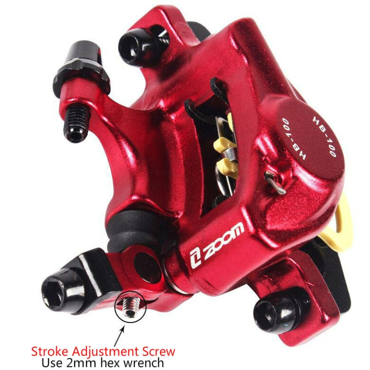 Frendorf | ZOOM HB100 Mountainbike Hydraulik Brake Caliper Folding Bike Kabelzug Hydraulik Scheibenbremszange, Stil: Vorn und Hinten (Blau)