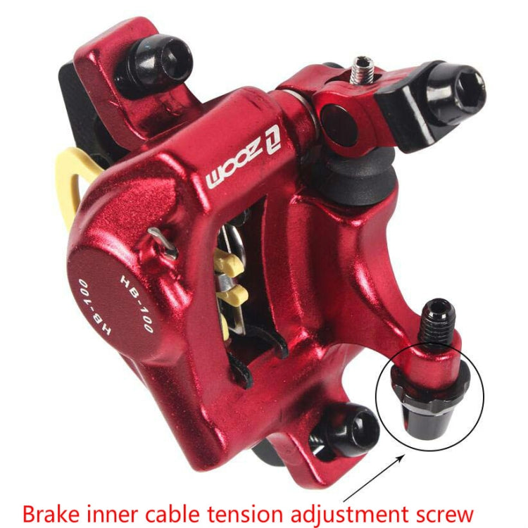 Frendorf | ZOOM HB100 Mountainbike Hydraulik Brake Caliper Folding Bike Kabelzug Hydraulik Scheibenbremszange, Stil: Vorn und Hinten (Blau)