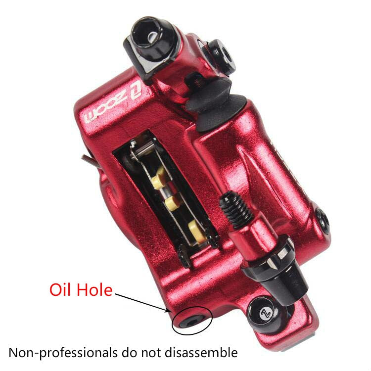 Frendorf | ZOOM HB100 Mountainbike Hydraulik Brake Caliper Folding Bike Kabelzug Hydraulik Scheibenbremszange, Stil: Vorn und Hinten (Blau)