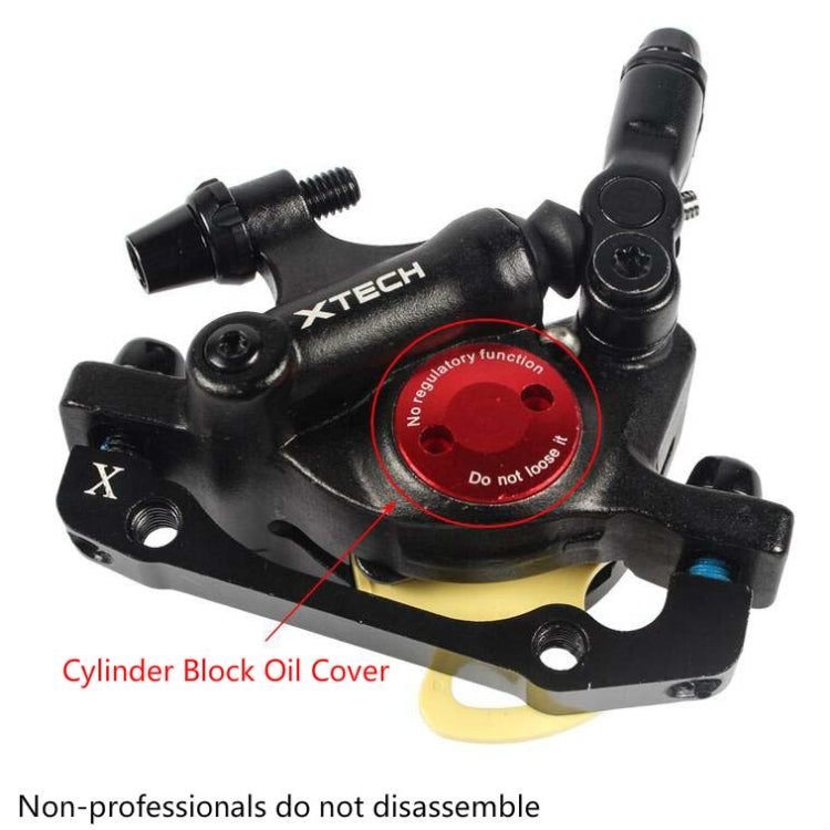 Frendorf | ZOOM HB100 Mountainbike Hydraulik Brake Caliper Folding Bike Kabelzug Hydraulik Scheibenbremszange, Stil: Vorn und Hinten (Blau)