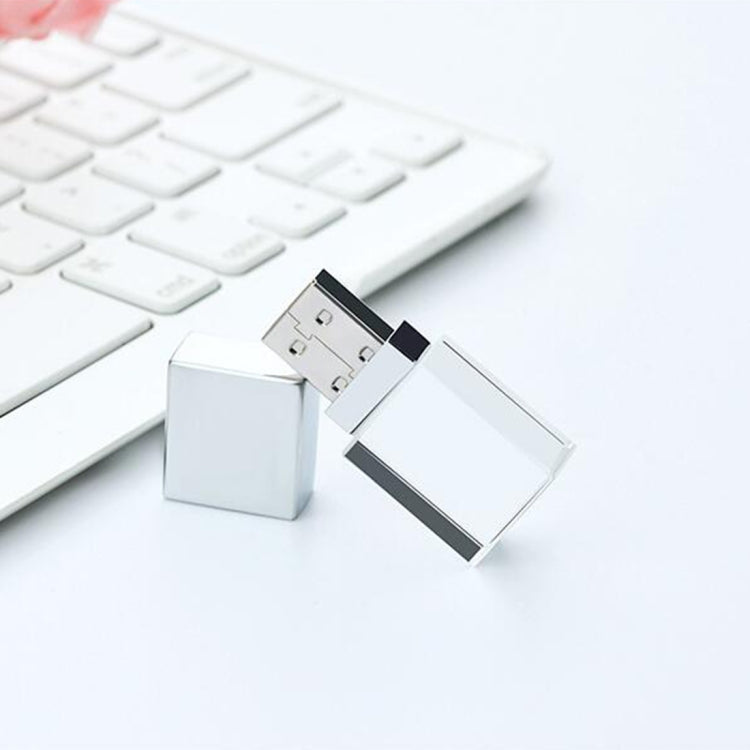 Frendorf | 2 PCS Crystal Flash Licht emittierender USB 2.0 Flash-Laufwerk Auto Musik USB Flash-Laufwerk, Kapazität: 32G (1000 Musik + 300 MV)