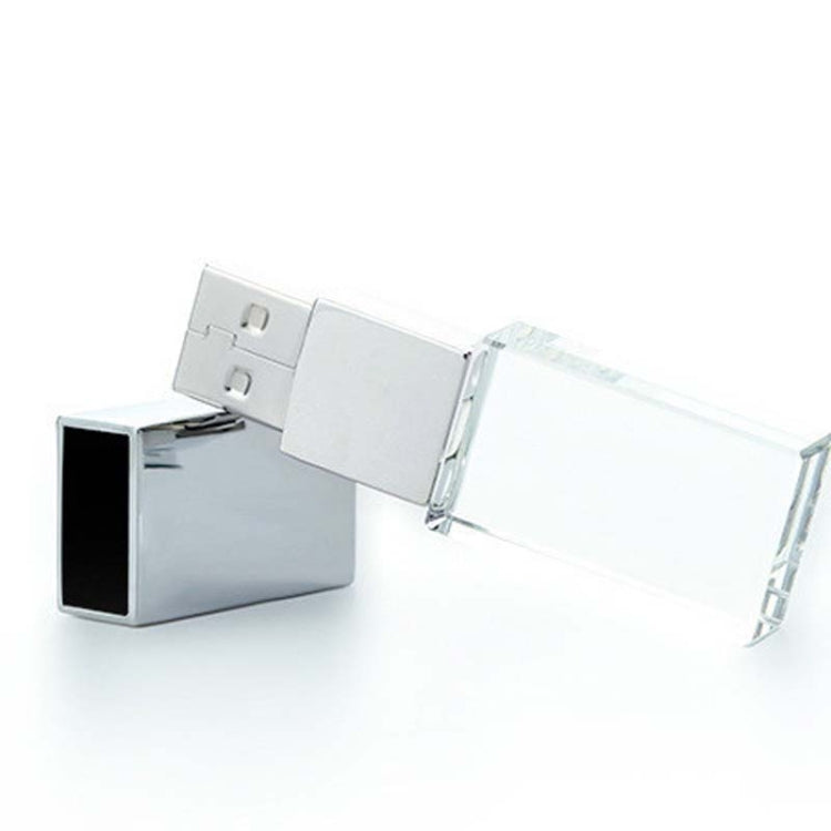 Frendorf | 2 PCS Crystal Flash Licht emittierender USB 2.0 Flash-Laufwerk Auto Musik USB Flash-Laufwerk, Kapazität: 32G (1000 Musik + 300 MV)
