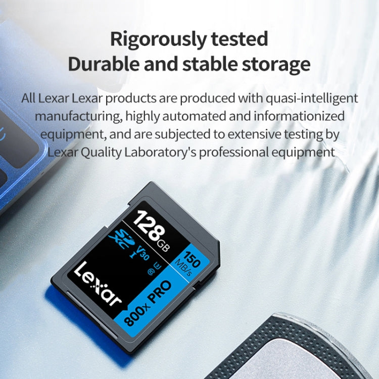 Frendorf | Lexar SD-800X Pro Hochgeschwindigkeits-SD-Karte SLR-Kamera-Speicherkarte, Kapazität: 128GB
