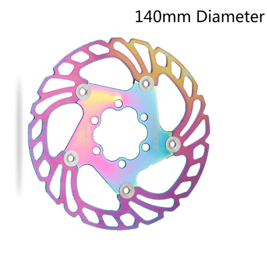 Frendorf | IIIPRO Schwimmdisk-Road-Mountainbike-Sechs-Nagel-Scheibenbremsscheibe, Größe: 140mm(Farbenfroh)