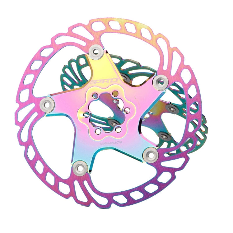 Frendorf | IIIPRO Schwimmdisk-Road-Mountainbike-Sechs-Nagel-Scheibenbremsscheibe, Größe: 140mm(Farbenfroh)