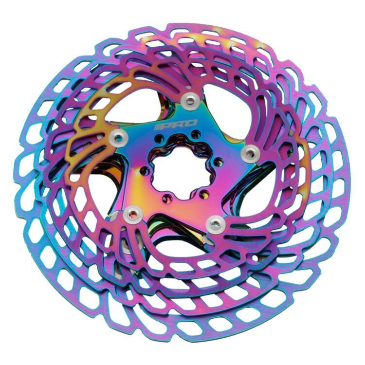 Frendorf | IIIPRO Schwimmdisk-Road-Mountainbike-Sechs-Nagel-Scheibenbremsscheibe, Größe: 140mm(Farbenfroh)
