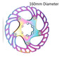 Frendorf | IIIPRO Floating Disc Road Mountainbike Sechsnagel Scheibenbremsscheibe, Größe: 160mm (Bunt)