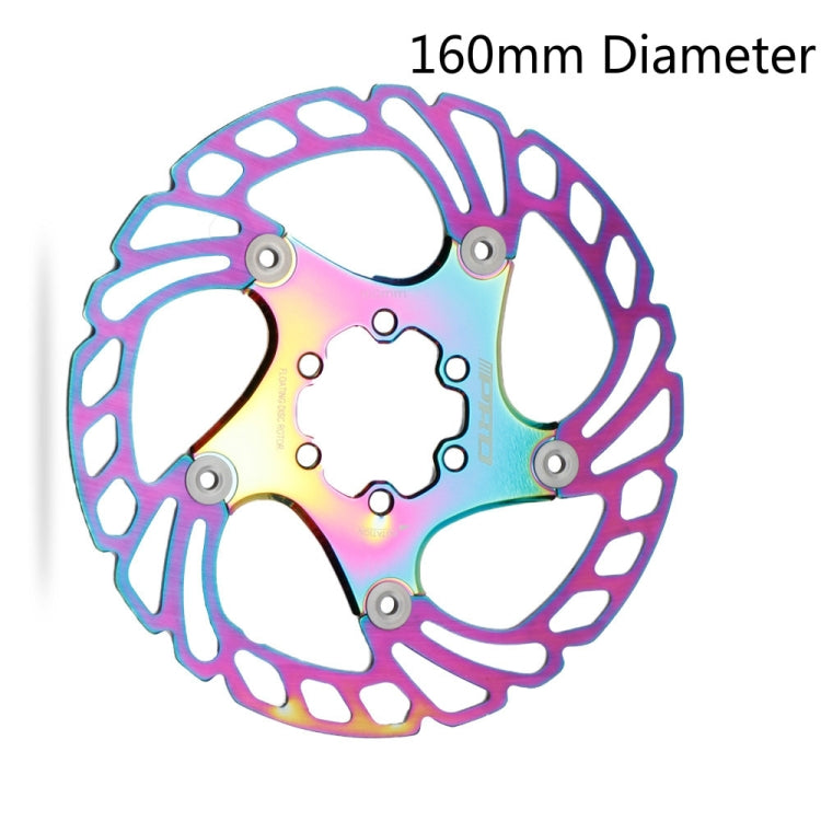 Frendorf | IIIPRO Floating Disc Road Mountainbike Sechsnagel Scheibenbremsscheibe, Größe: 160mm (Bunt)